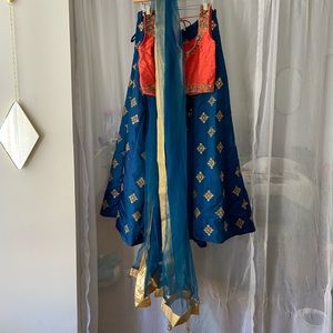 Lehenga Choli Dupatta attire